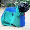 dog drying bag green